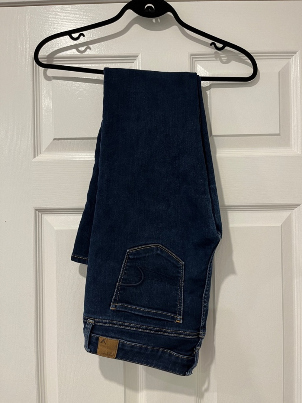 American Eagle Outfitters Men's Dark Navy Straight Jeans Size 4 30” inseam